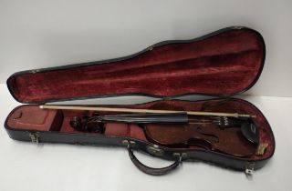 John D. Murdoch and Co., Violin in case. A/F. Collection only.
