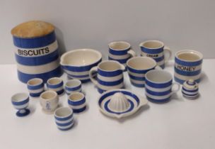 Large selection of T.G Green Cornishware. Collection only.