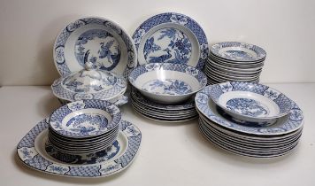 48 pieces of Wood & Son chinaware in the 'Yuan' pattern. Collection only.