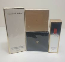 3 Elisabeth Arden products; skin illuminating complex, flawless finish mousse and skin smoothing