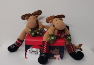 Christmas mantle decorations / soft toys. Shipping Group (A).