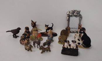 Assorted ceramic figures etc., including Royal Osbourne. Shipping Group (B).