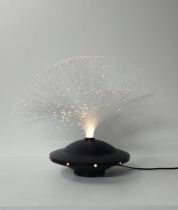 Retro fibre optic lamp in working order. Shipping Group (A).