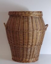 Large wicker linen basket. Collection only.