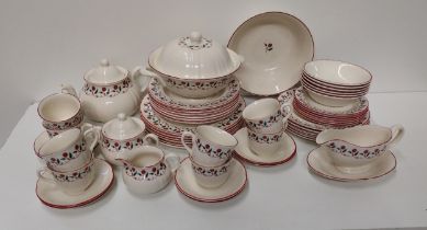 6 setting dinner / tea set in 'Cinnabar' pattern. Collection only.