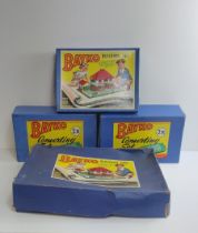 4 sets of vintage Bayko. Shipping Group (A).