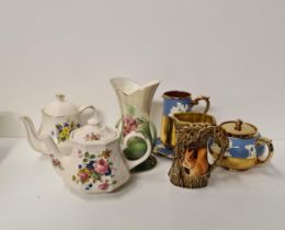 Assorted chinaware to include Sadler teapots. Collection only.