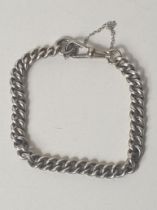 .800 silver Albert chain, 21g. Shipping Group (A).