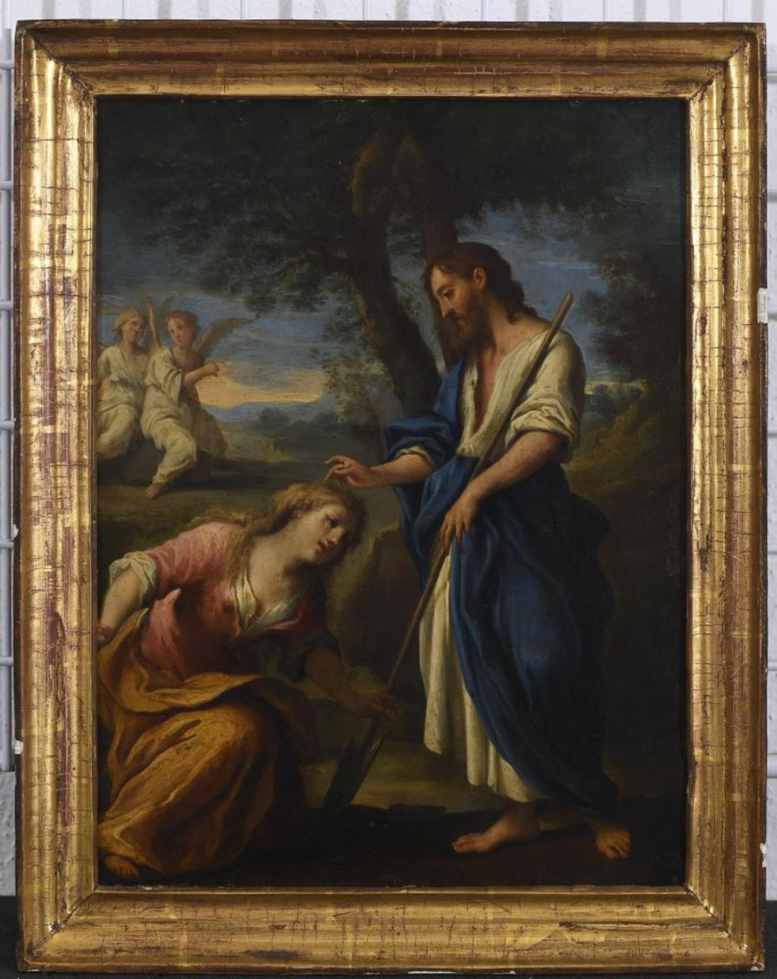 ITALIEN. Noli me tangere. Öl auf Kupfer. - Bild 2 aus 3