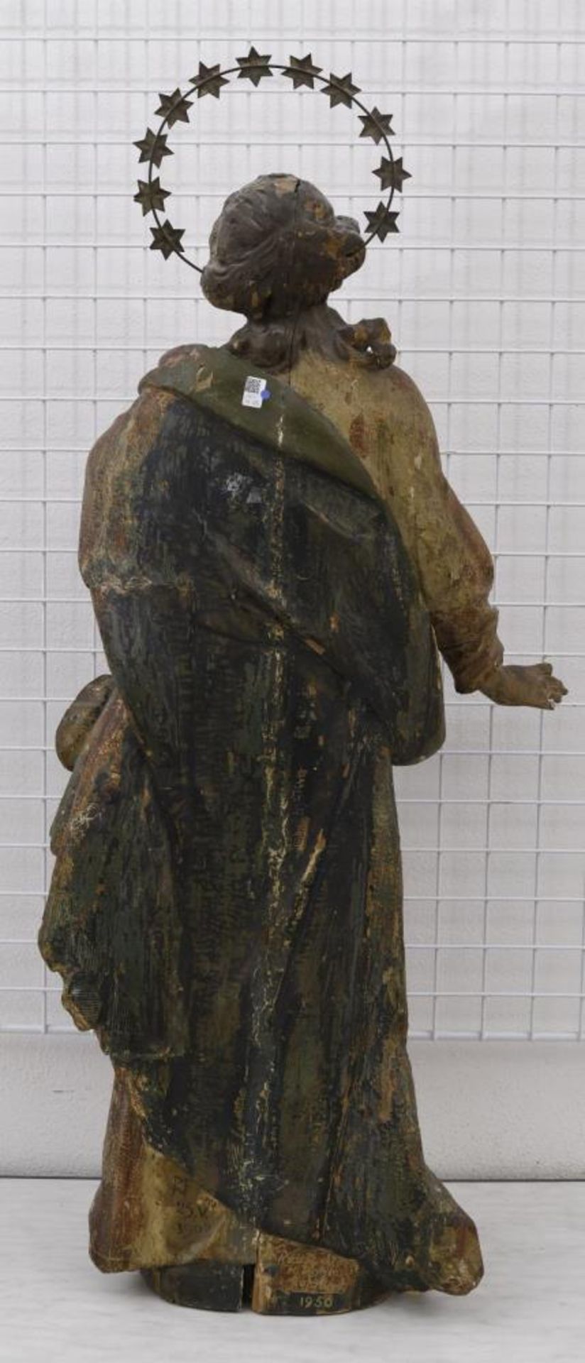 Maria Immaculata. Süddeutsch, Mitte 18. Jh. | Holz, geschnitzt, Farb- und Goldfassung. Strahlenkr... - Image 2 of 2