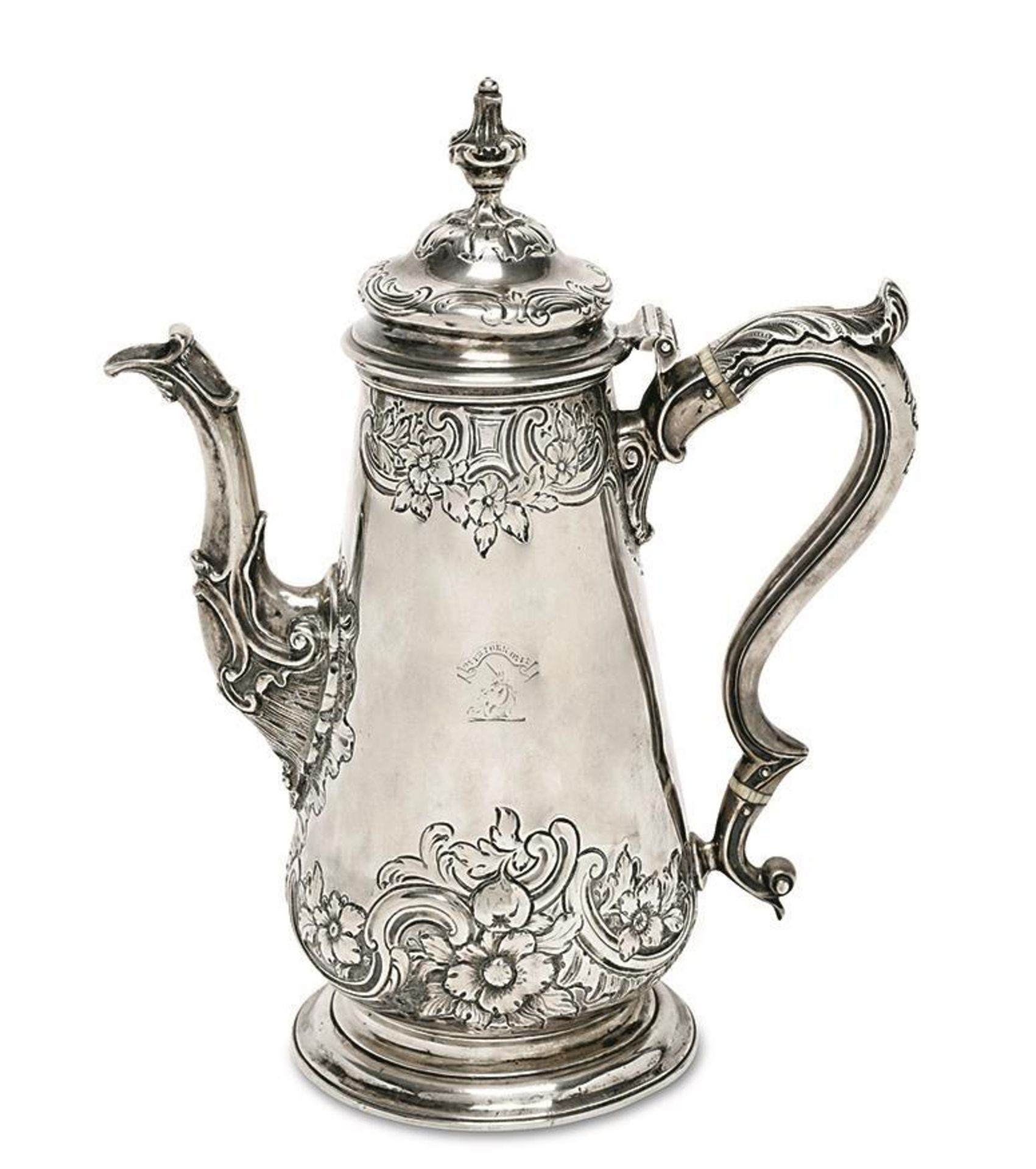 Kaffeekanne. Edinburgh, 1753-1754, Lothian & Robertson | Silber.