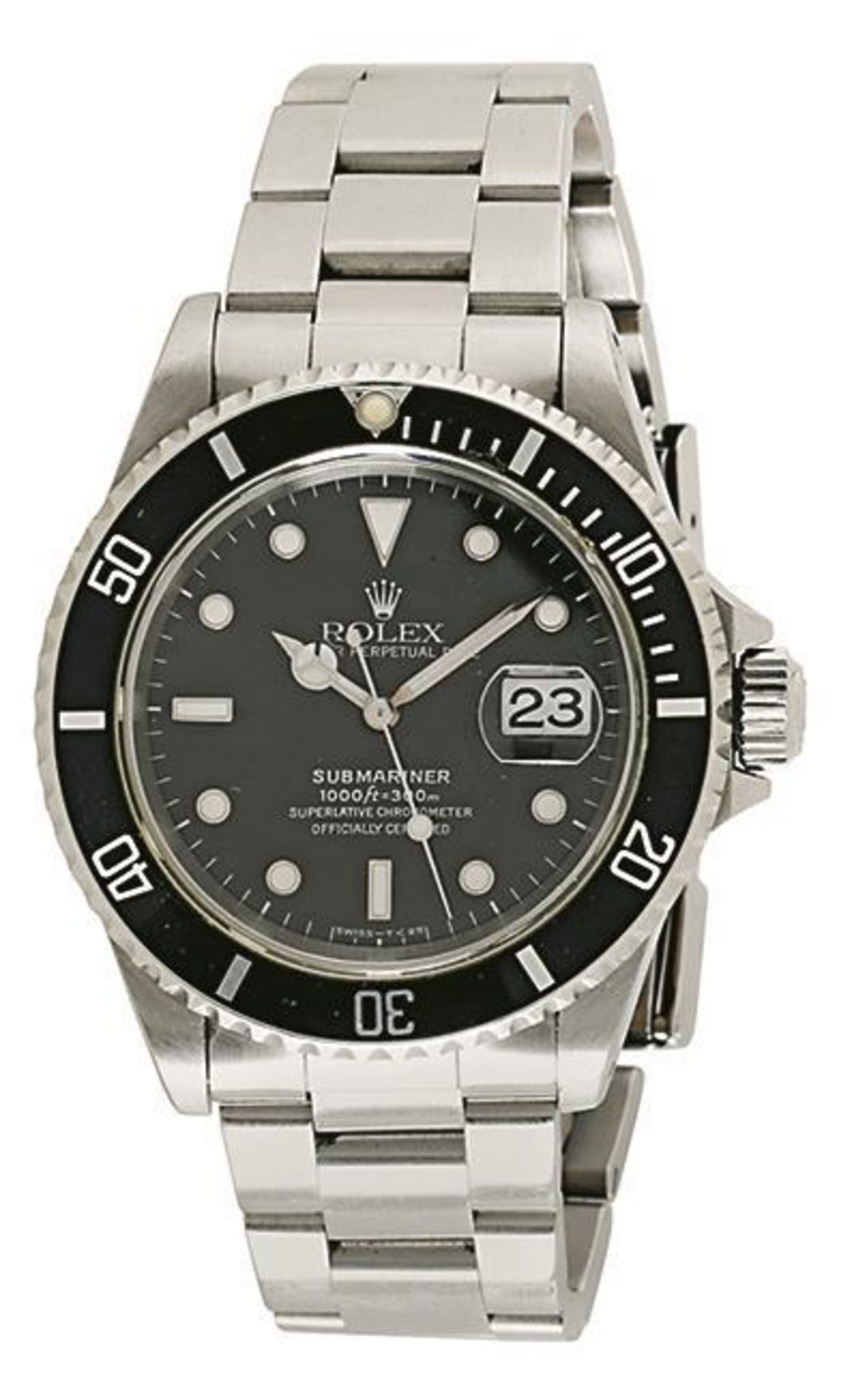 Herrenarmbanduhr. Rolex, Modell Oyster Perpetual Submariner Date, Referenznummer 16610, um 1996 |...