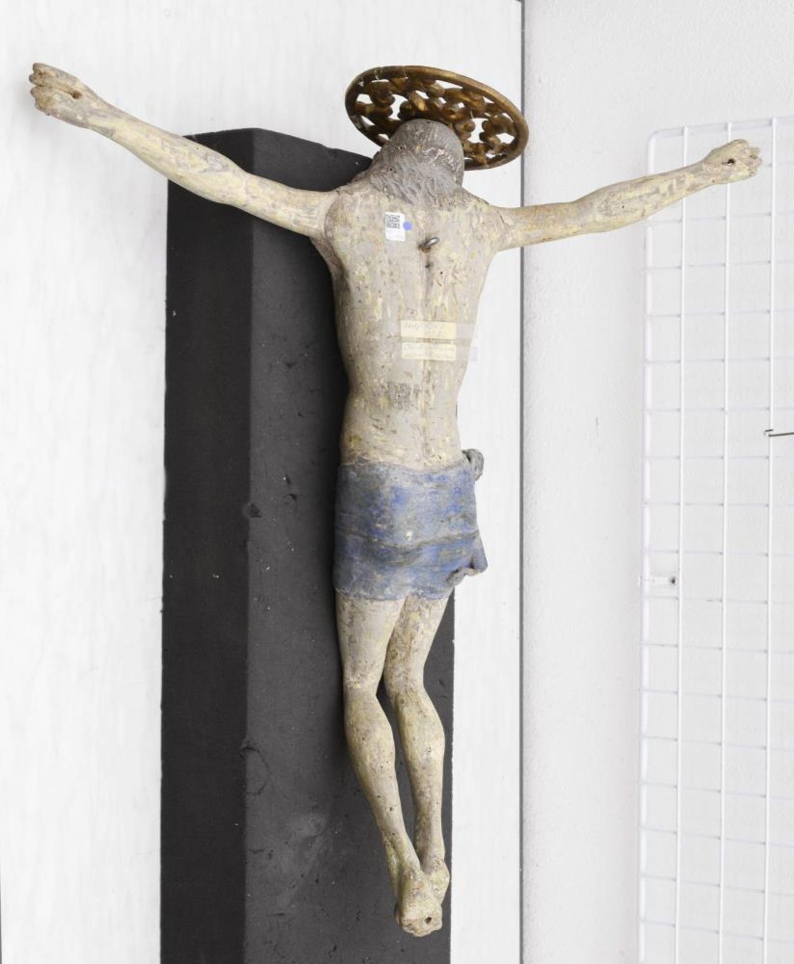 Corpus Christi. Italien, im Stil der Gotik | Holz, geschnitzt. Farb- und Goldfassung. - Bild 2 aus 2