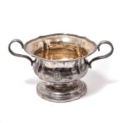 Kleine Henkelschale. Wien, 1850 | Silber, teilvergoldet.