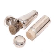 Reise-Rasierset. Birmingham, 1899/1900, Hilliard & Thomason | Silber, Bein u.a.