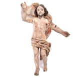 Auferstehungschristus. Italien, 18. Jh. | Holz, geschnitzt, farbig gefasst. Glasaugen.