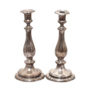 Ein Paar Leuchter. 18./19. Jh. | Silber.