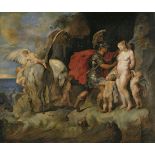 RUBENS, PETER PAUL (KOPIE NACH). Perseus befreit Andromeda. Öl auf Leinwand.