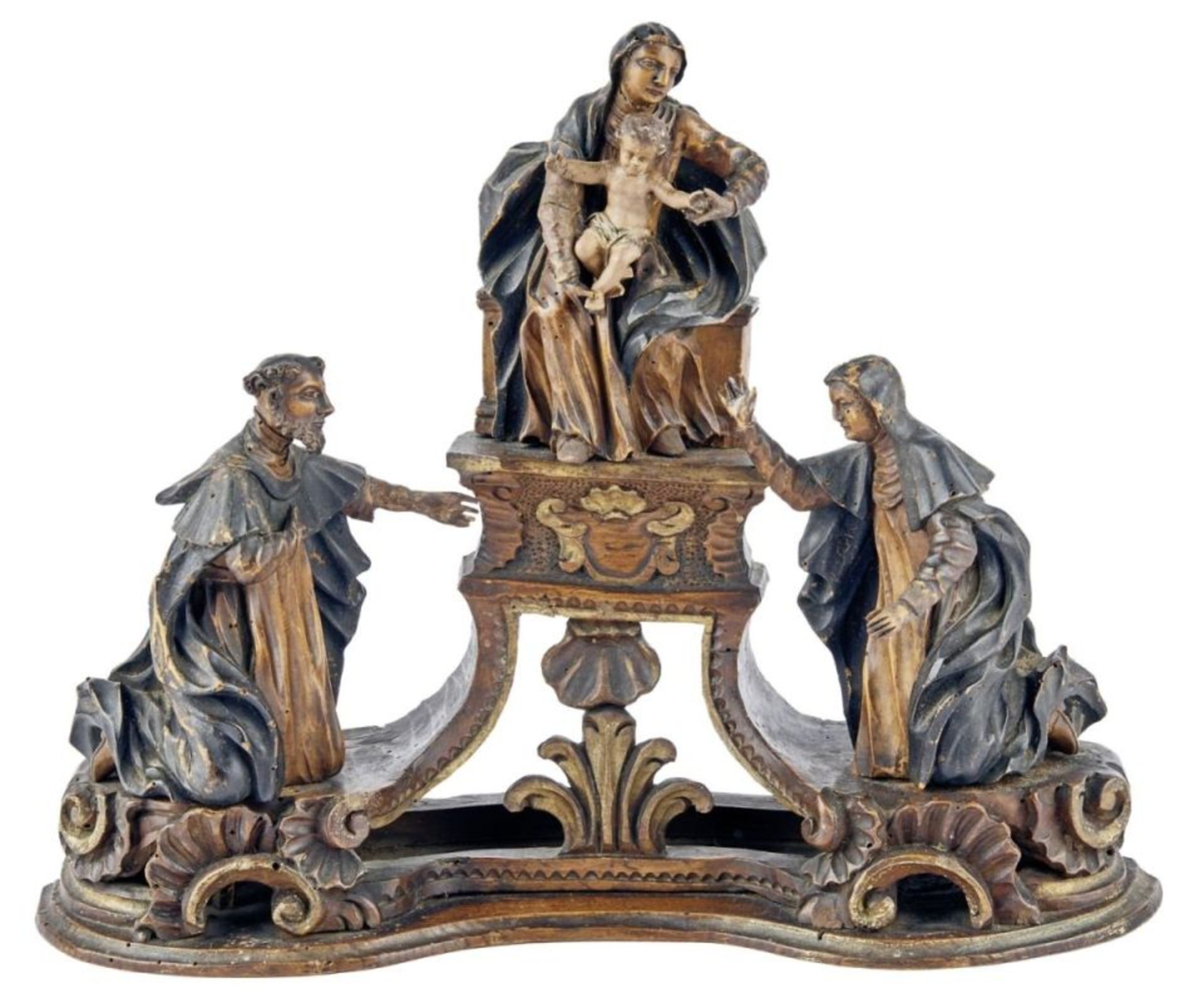 Rosenkranzmadonna, Tirol, 18. Jh.