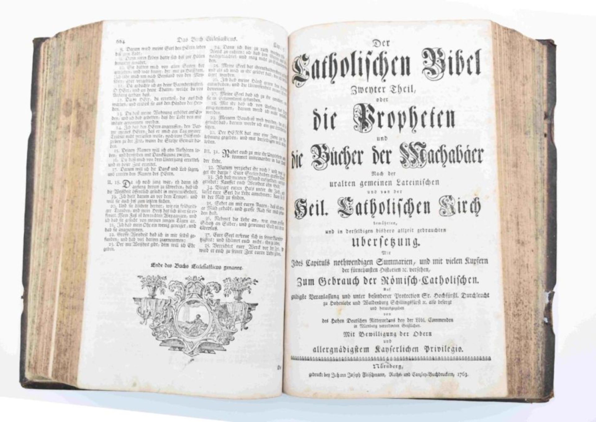 Katholische Bibel, Das ist die ganze Heilige Schrift alten und neues Testaments - Image 5 of 5