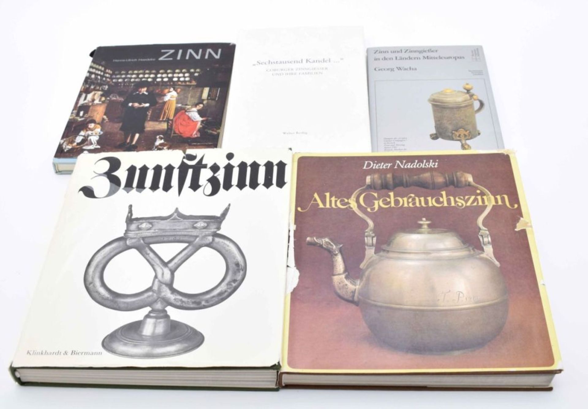 Fünf Bücher zum Thema Zinn, 20. Jh. - Image 2 of 2