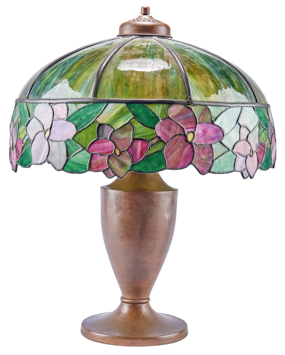 Große Tischlampe, Wohl Handel Company, Connecticut - um 1920