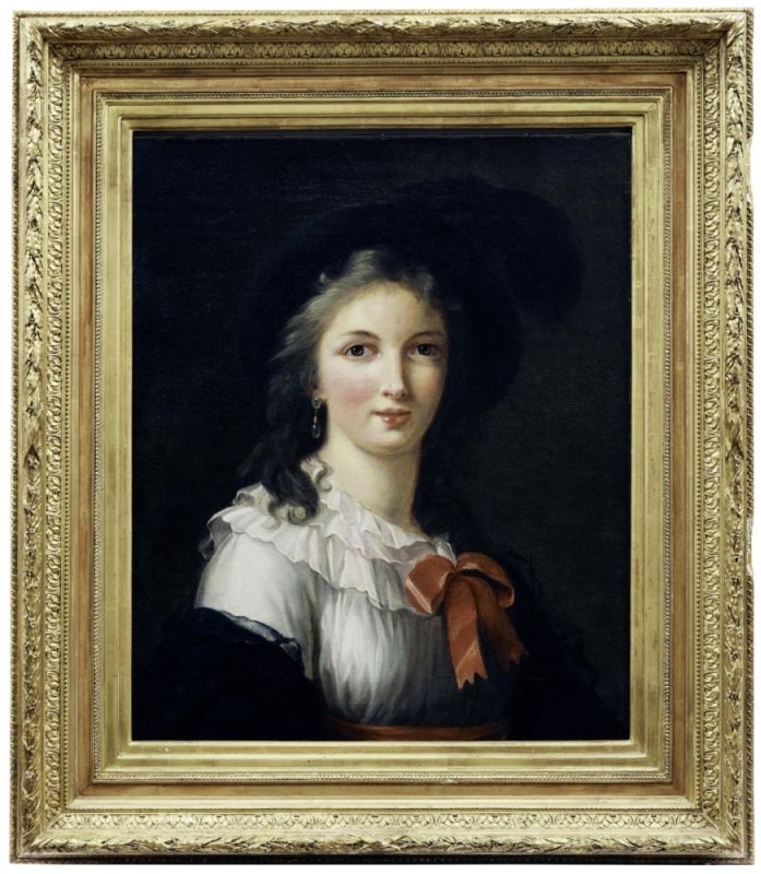 Vigée-Lebrun, Louise-Élisabeth - Werkstattwiederholung des 18. Jh., Selbstbildnis der Künstlerin