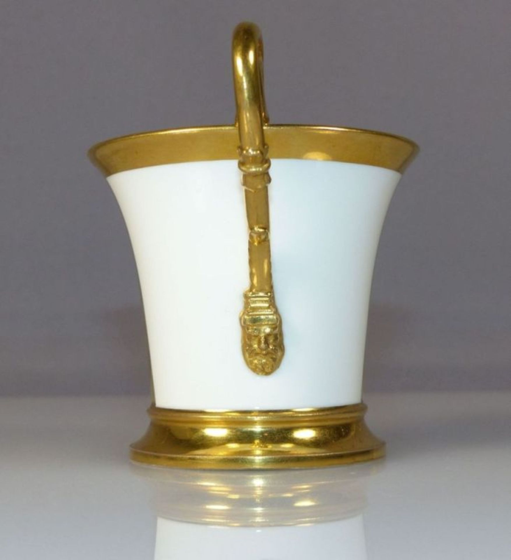 Bildtasse mit Untertasse, Nymphenburg, um 1810/15 - Bild 8 aus 14