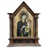 Madonna mit Jesusknaben, Sienesischer Meister des 16. Jahrhunderts