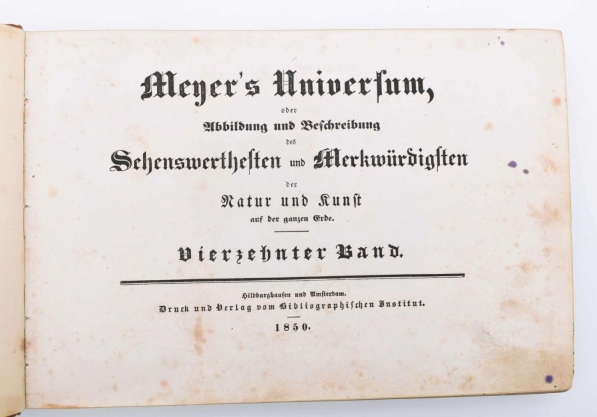 Meyer, Joseph: Meyer's Universum - Bild 3 aus 5