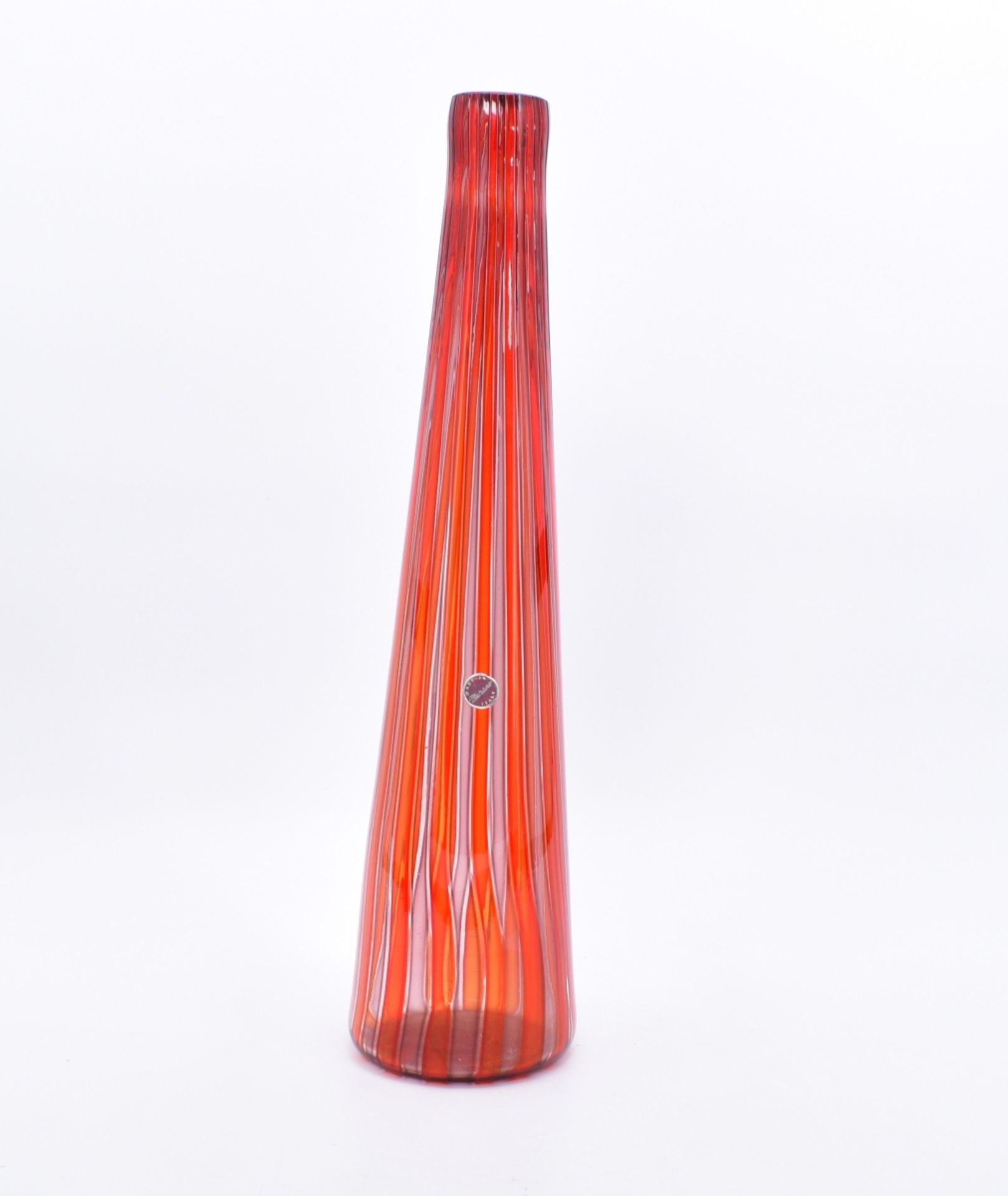 Schlanke Vase, Murano, 20. Jh. - Bild 2 aus 4