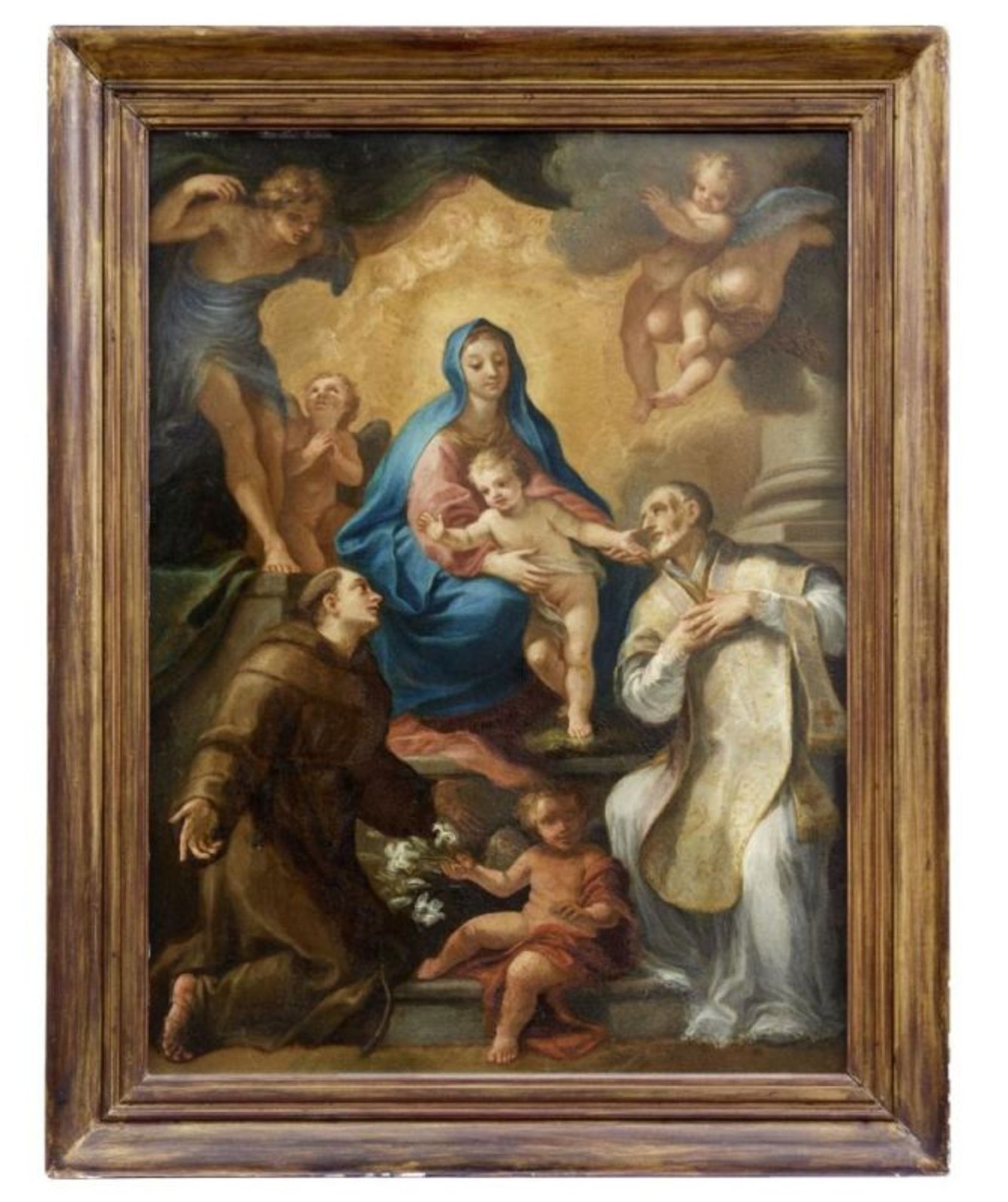 Sirani, Elisabetta - Umkreis der: Madonna mit zwei Heiligen