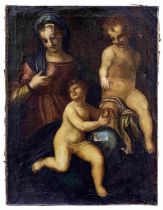 Madonna mit Kind und dem Johannesknaben, Florentiner Meister des 17./18. Jahrhunderts
