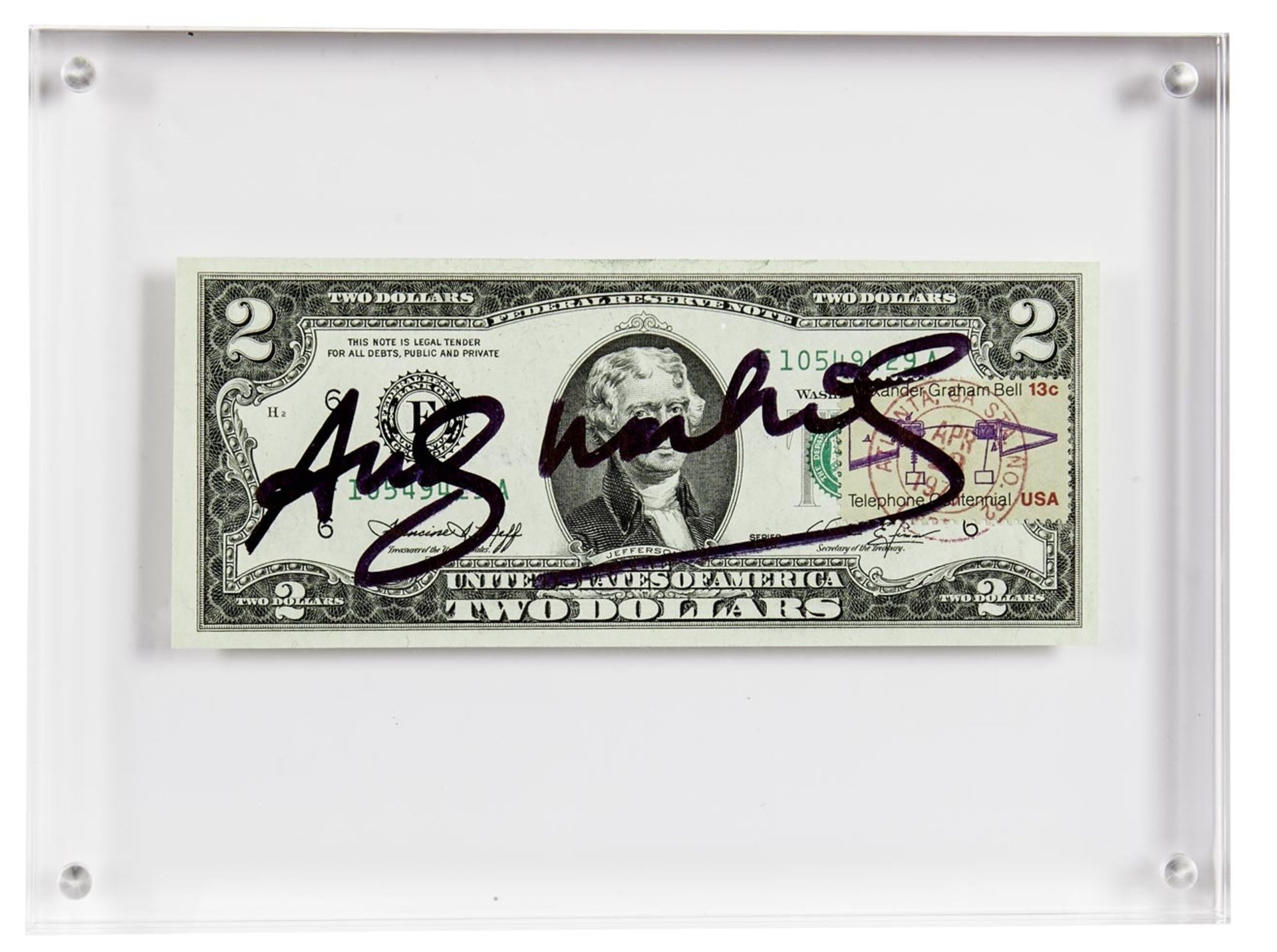 Warhol, Andy: Zwei-Dollar-Banknote, 1976