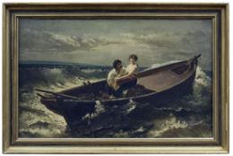 Angelli, G.: Liebespaar in einem Fischerboot