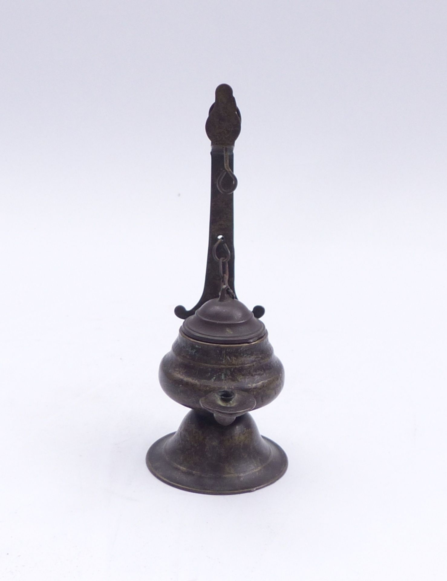 Öllampe, Wohl Indien, 19. Jh. - Image 2 of 2