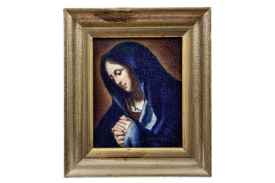 Betende Maria, Florentiner Meister des 17. Jahrhunderts - Bild 1 aus 2