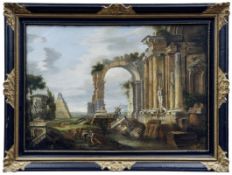Panini, Giovanni Paolo - Nachfolge: Ruinencapriccio mit Figuren