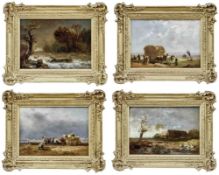 Bach, Alois: Vier kleine Landschaftsbilder