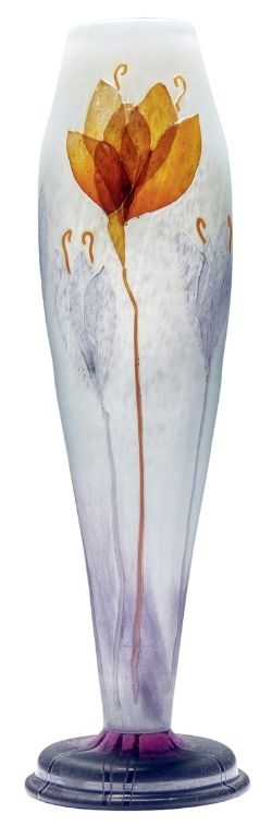 Schlanke Vase "Crocus", Emile Gallé, Nancy - um 1897/98