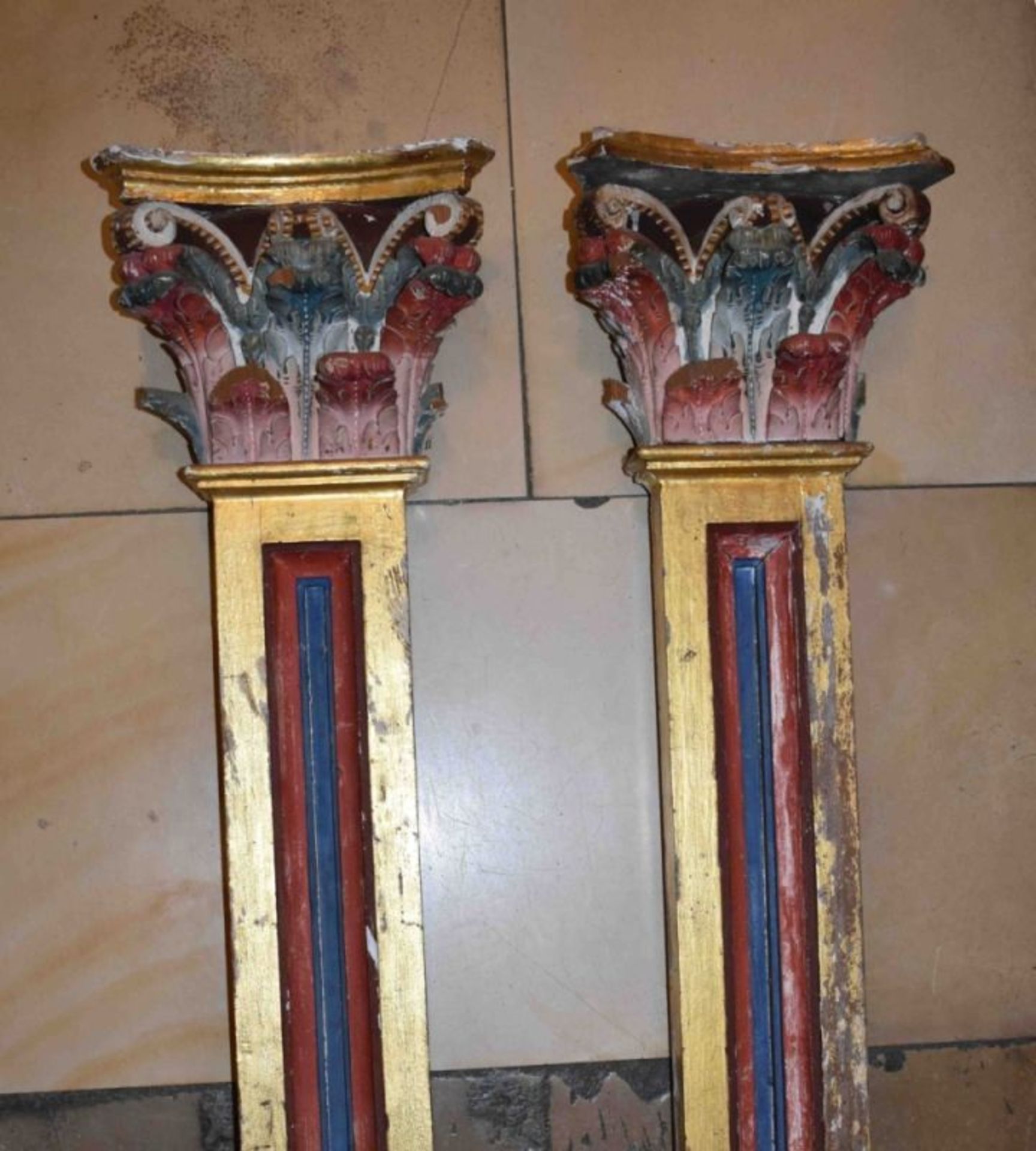 Paar Pilaster, 19. Jh. - Bild 4 aus 8