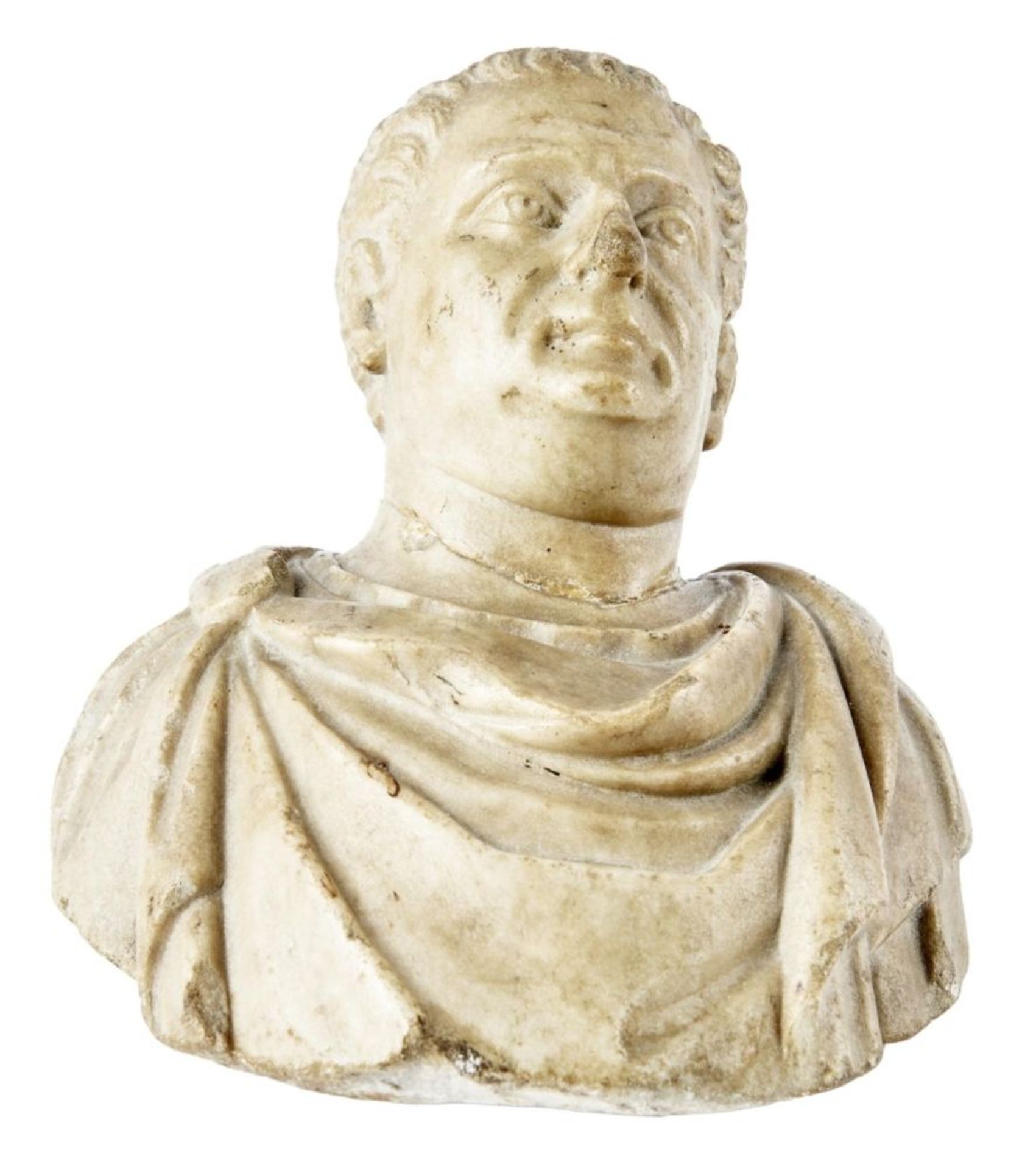 Kleine Büste eines Imperators, Wohl römische Kaiserzeit, 3. Jh. n. Chr.
