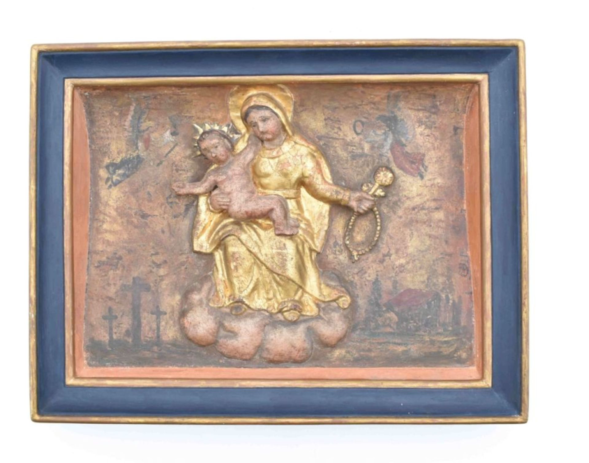 Relief mit Maria und dem Jesuskind, Italien, 17./18. Jh. - Image 2 of 2