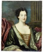 Bildnis einer vornehmen Dame, Frankreich, 1. H. 18. Jh.