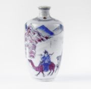 Snuff bottle mit Reitern, China, Qing-Dynastie, 19. Jh.