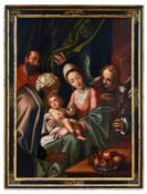 Aachen, Hans von - Nachfolge: Die Heilige Familie mit der heiligen Anna und einem Engel