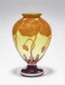 Große Vase "Pavots", Verreries Schneider, Epinay-sur-Seine - 1923-26