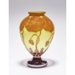 Große Vase "Pavots", Verreries Schneider, Epinay-sur-Seine - 1923-26