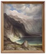 Gebirgssee, Deutscher Maler des 19. Jahrhunderts