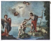 Taufe Jesu im Jordan durch Johannes den Täufer, Venezianische Schule des 18. Jahrhunderts